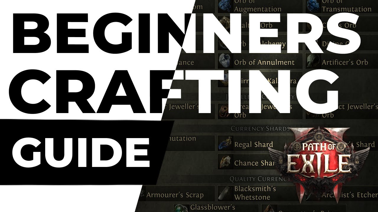 Path Of Exile 2 Beginners Crafting Guide - YouTube