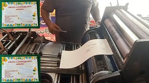 Maxi size cover printing by Hamada 800 offset printing Machine // cover Magenta colour printing