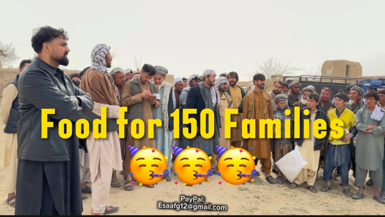 Ramadan Aid Package For 150 Families | کمک غذایی برای ۱۵۰ فامیل 🤲🏻❤️‍🩹 