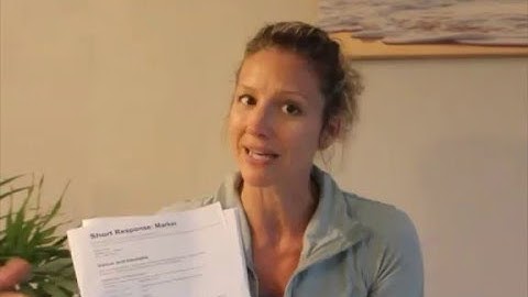 QCS Exam Marking - Video Diary - Part 1