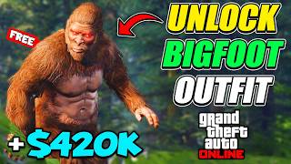 New Gta 5 Online - How To Get The Bigfoot Outfit Online Gta 5 Unlock Sasquatch Outfit