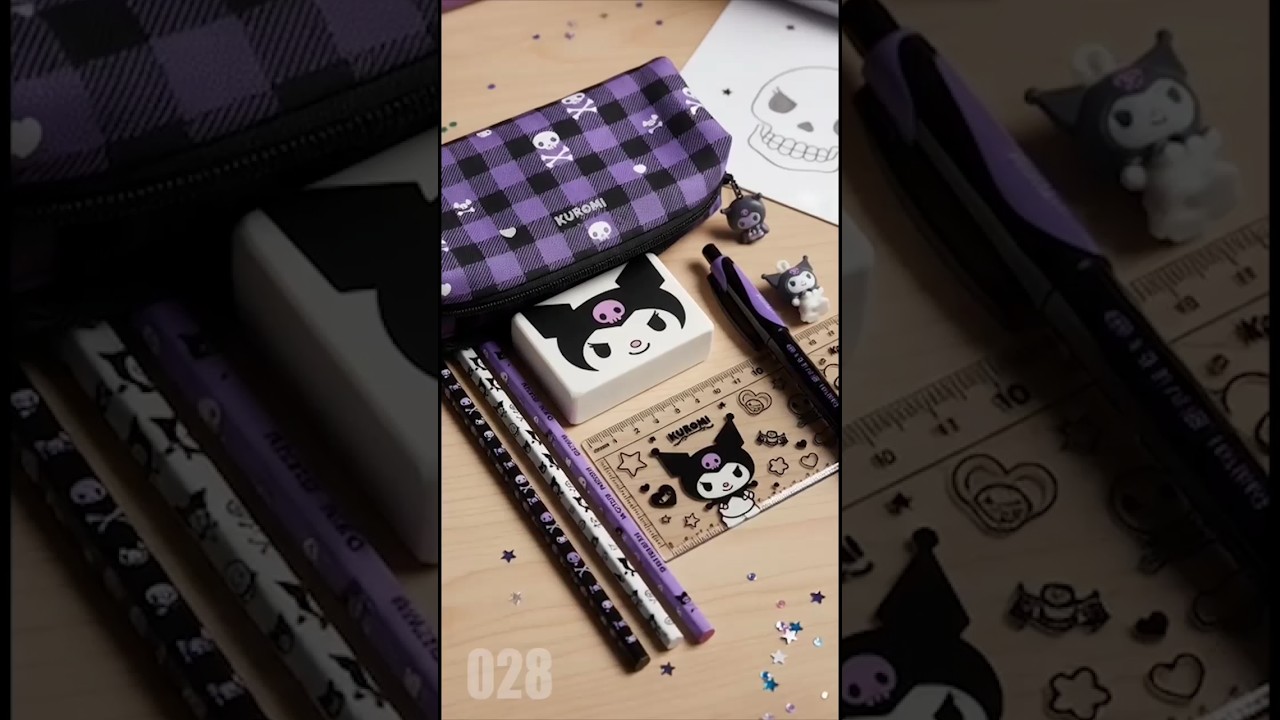 Kuromi eraser collection 