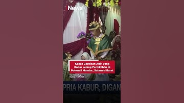 Thumbnail of Kakak Gantikan Adik yang Kabur Jelang Pernikahan di Polewali Mandar, Sulawesi Barat #shorts