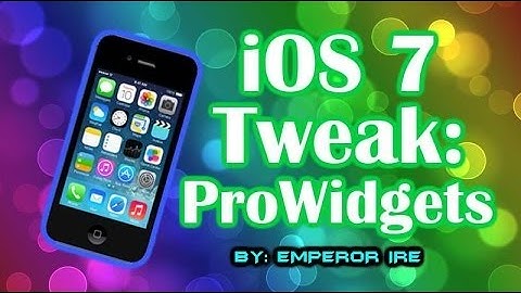 ProWidgets-iOS7-NUMBER 1 NECESSITY, Go On An App On Top Of An App