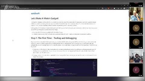 Aardvark Watch Tutorial - Michael Hazani