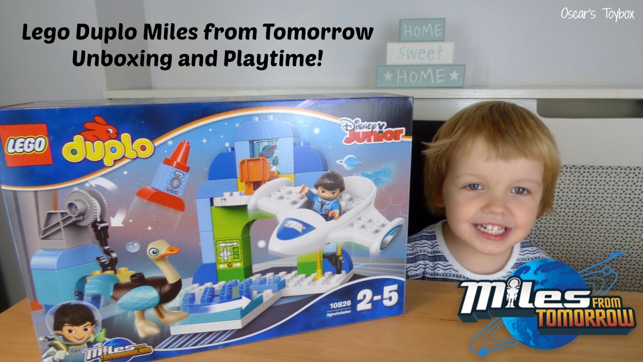 LEGO Duplo Miles from Tomorrow Stellosphere Hangar Unboxing and Playtime - Oscar's Toybox