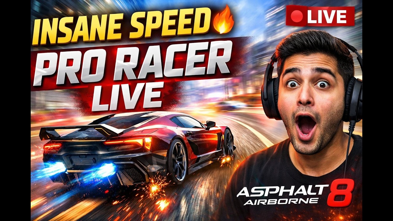 Asphalt 8 Live 🔥 Pro Gameplay | Insane Speed Races | Indian Stream