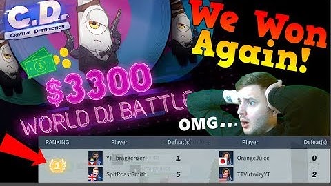 Official $3300 Tournament | WORLD DJ BATTLE | Creative Destruction