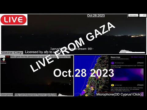 GAZA LIVE : Palestine,GAZA  |  Multi-cams | Stream #56