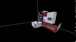 Multiple View Augmented Reconstruction of a Laboratory Scene