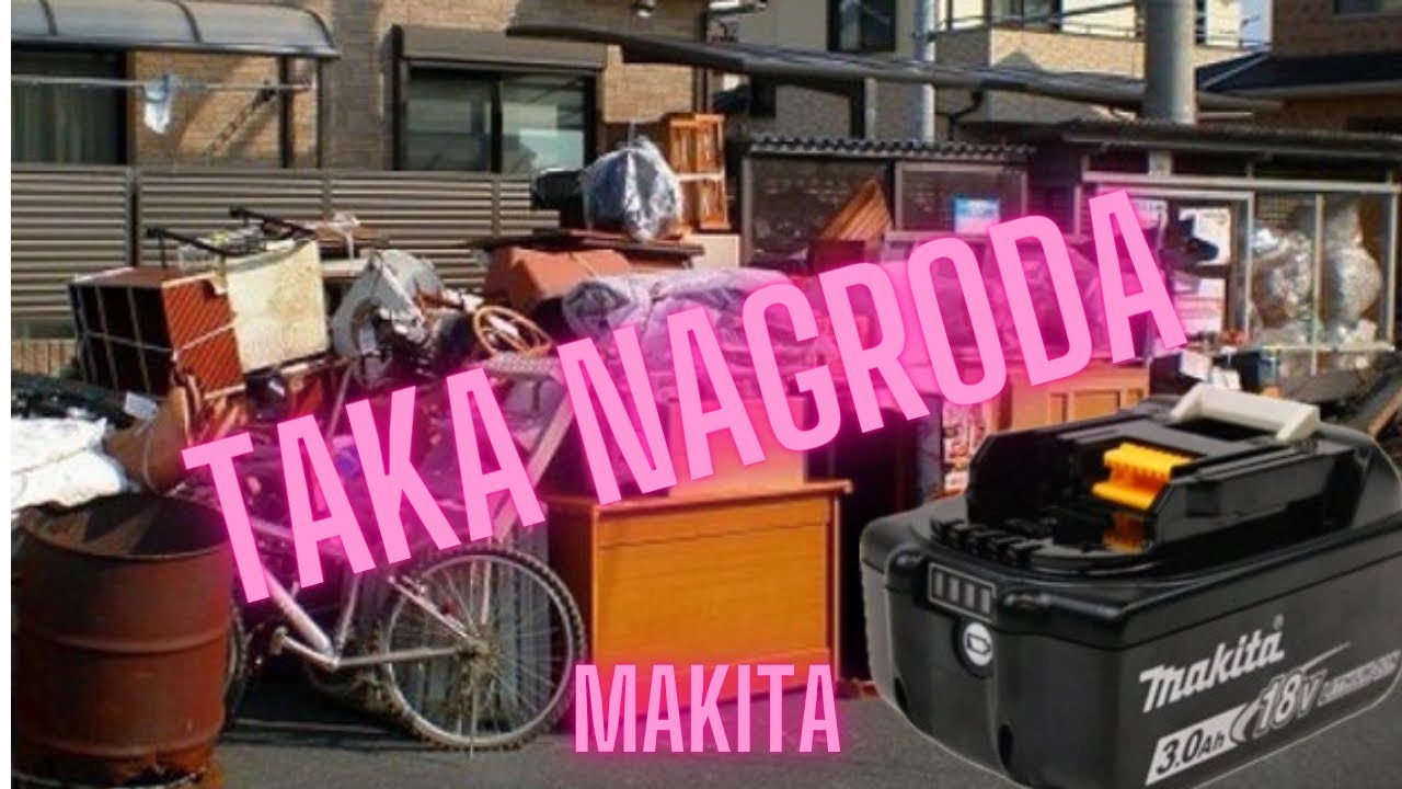 Nocne wystawki w Niemczech🥳Zgarnij Baterie Makita 18v.Tworzenie Lampy z belki drewnianej