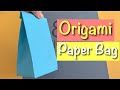 Origami paper bag  lunch bag