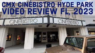 CMX CinéBistro Hyde Park video Review FL, 2023 screenshot 3
