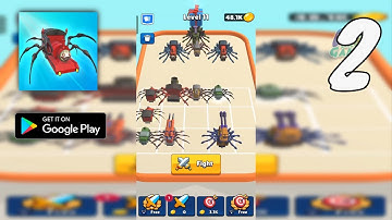 Merge Spider Train Gameplay Walkthrough Part 2 - Level 10 ~ 19 (Android)