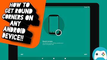 How to get round corners instead of square corners in any android device