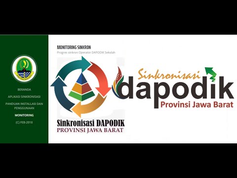 cara singkron dapodik jabar 2020 versi 2020.a Patch