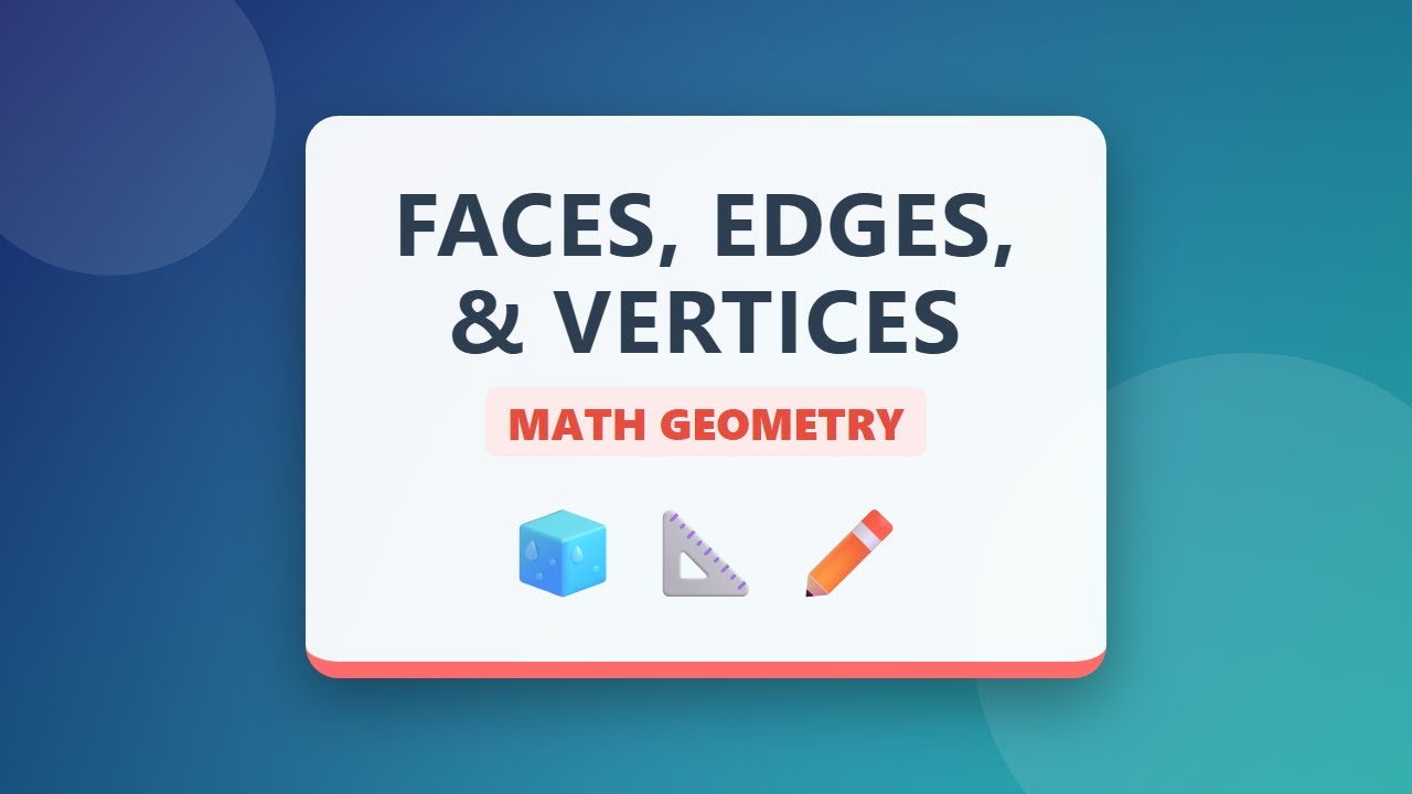 Faces, Edges, and Vertices: Parts of Polyhedra | Geometry Basics - YouTube