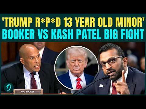 'You Are the Biggest Mockery’: Booker vs Patel Explosive Senate Clash Erupts Over Epstein Cover Up