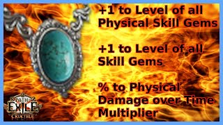 How to craft a  2 Physical DoT amulet in under 4 minutes. 3.24