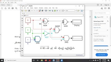 MATLAB Simulation (Basic Course) Art 2 5 Logical Operator and Manual SW Block (in Myanmar)