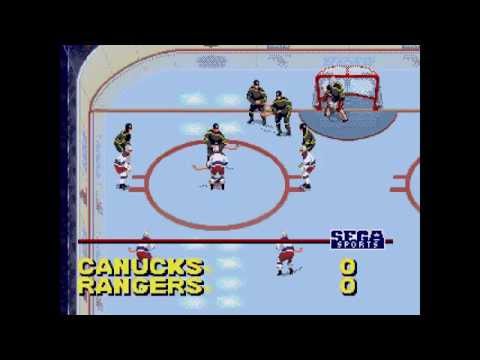 NHL All-Star Hockey 95 ... (Sega Genesis) Gameplay