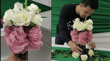 DIY CENTERPIECE IDEAS FULL VIDEO TUTORIAL TABLE SKIRTING TUTORIAL TABLE SKIRTING TUTORIAL