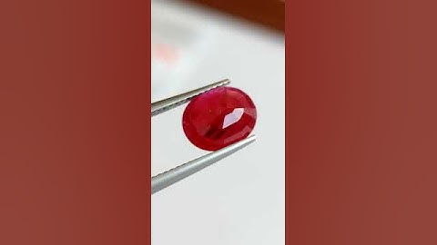 RUBY - OVAL - 3.02 CARATS