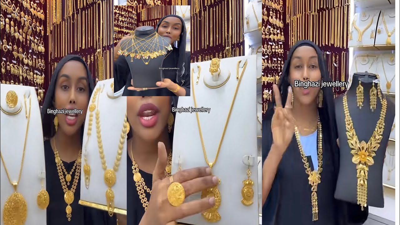 BINGHAZI JEWELLERY OO KENTEY DAHAB QURUX BADAN IYO NOCII IGU DANBEYEY 💁…?