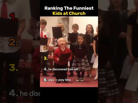 Ranking The Funniest Kids at Church⛪😂 #funny