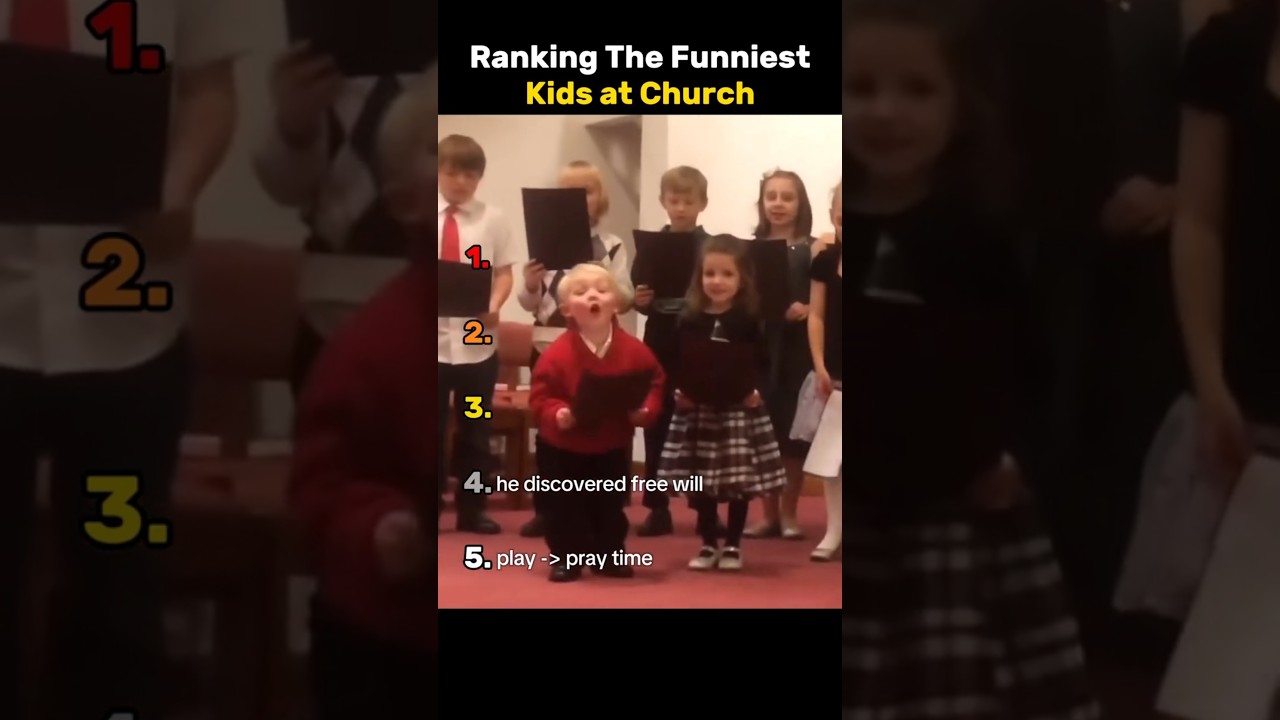 Ranking The Funniest Kids at Church⛪😂 