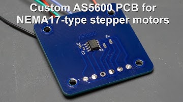 Custom AS5600 PCB for NEMA17-type stepper motors