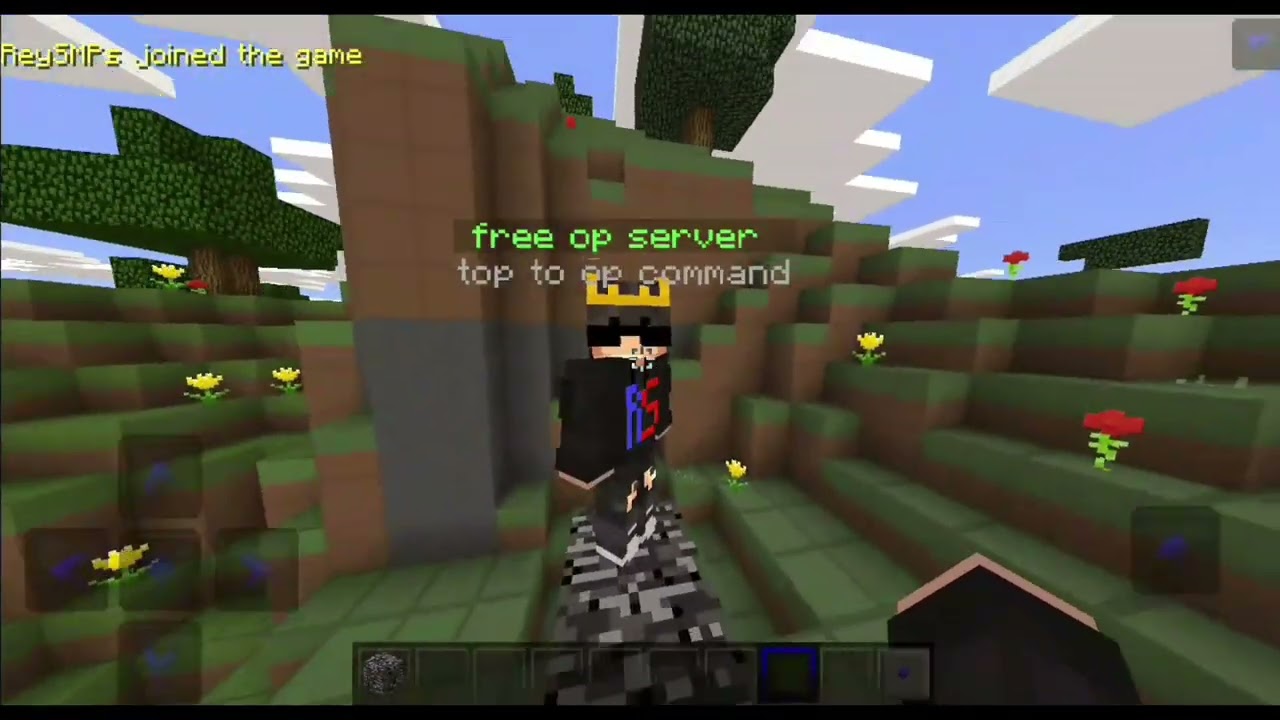 Free op server 24/7 version Minecraft 0.14.3 and 0.15.10