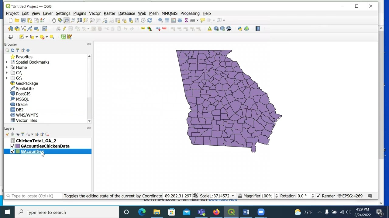 Create a Simple Map in QGIS from Aggregated Data