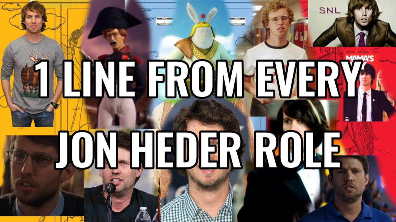 1 Line From Every Jon Heder Role - YouTube