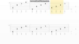 [Tab] Canon In C | guitar solo chords