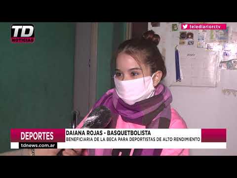 DAIANA ROJAS   BENEFICIARIA DE BECA PARA DEPORTITAS DE ALTO RENDIMIENTO 13 08 20