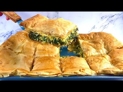 Spanakopita (Greek Spinach Pie) | 希腊菠菜批