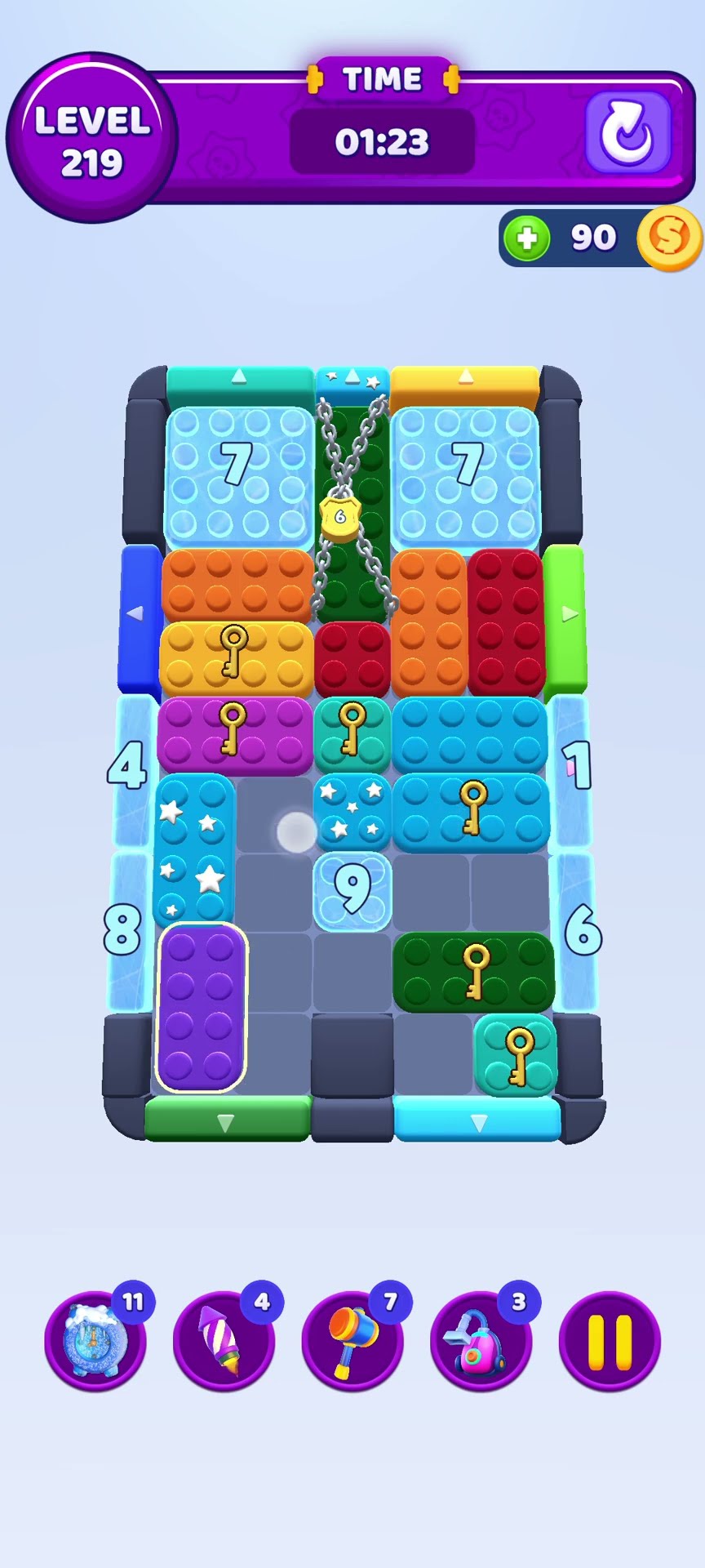 Color Block Jam Level 219 #games #gaming #gameplay #puzzlegame