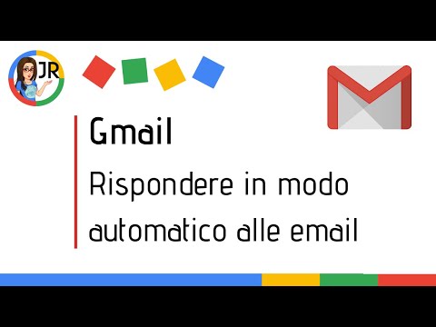 Video: Come faccio a impostare un'e-mail automatica in Gmail?