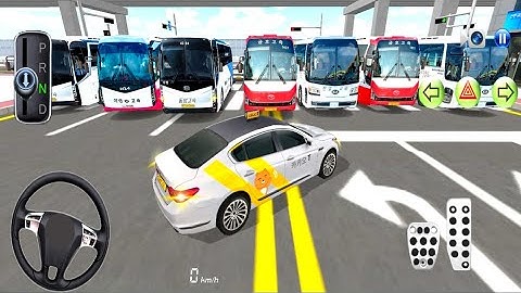 New Old Bus Vs Bullet Train & Car Parking -3D Driving Class 2025- Android Gameplay🎮