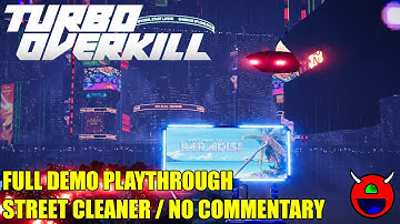 Turbo Overkill Demo - Full Playthrough - No Commentary