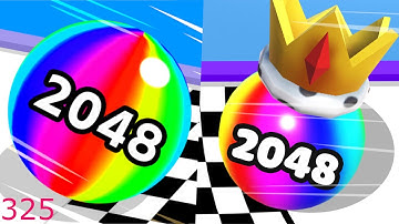 Ball Run 2048 New Big Update Vs Ball Merge 2048 Super Speedrun Android iOS Gameplay - 325