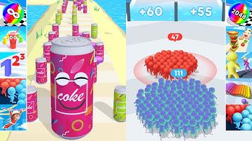 ✅ Satisfying Mobile Games - Juice Run vs Count Masters - relaxing gameplay