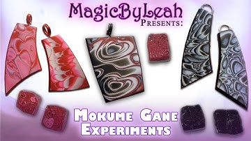Polymer Clay Mokume Gane Technique Experiments MagicByLeah