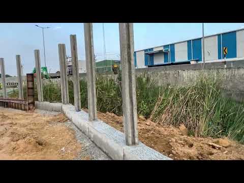 Precast Compound Wall with Plinth Beam and Pile