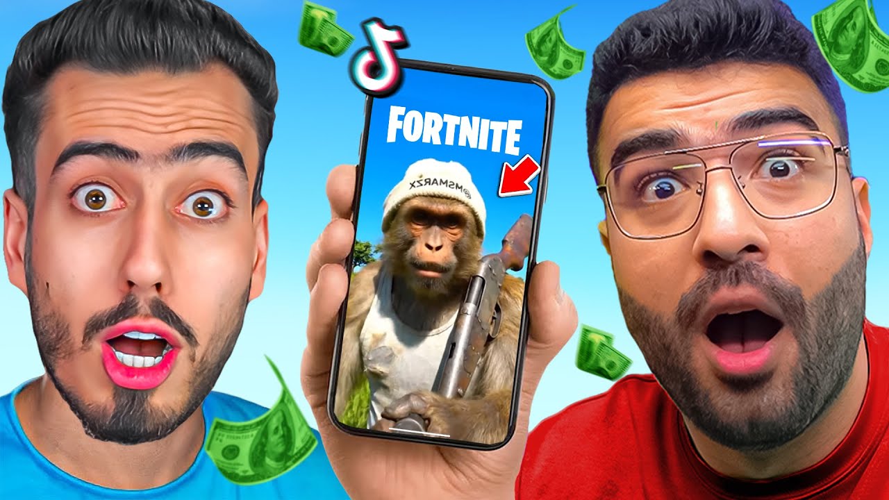 تحدي التيك توك مع سبايدر قيمر😂 !! Fortnite