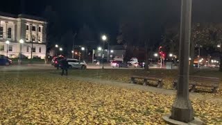 Watch now: Empty outside Kenosha Courthouse Friday evening