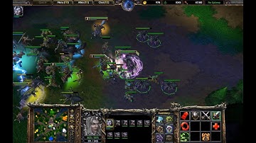 WC3 Reforged 3v3 Ud great game with bugged ending