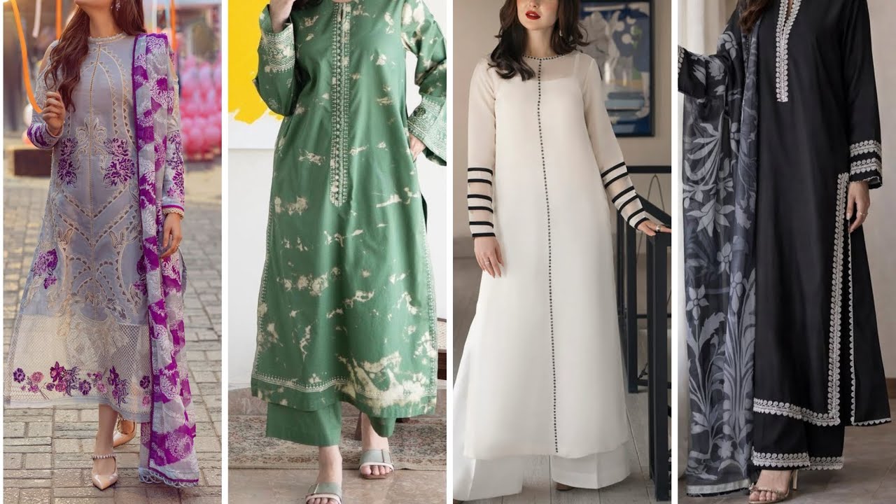 Trendy & Stylish Long Kurta Collection for Women's | Latest Design.#longkurti 