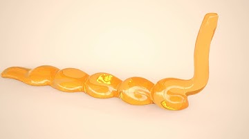 Honey RealFlow Simulation